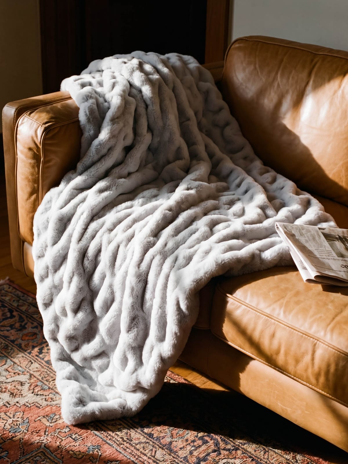 Hushmere Faux Fur Throw
